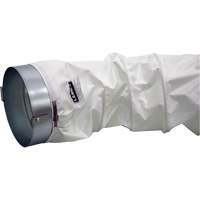 Trousse de canalisation de distribution blanc 12" x 12", adaptateur et bride Canadian Safety Group Inc.