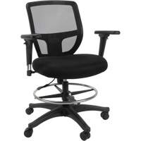 Tabouret de travail en maille, Mobile, Ajustable Hauteur, Capacit&eacute; 450 lb Canadian Safety Group Inc.