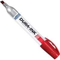Dura-Ink&reg; Markers - #25 Felt-Tip, Red, Chisel Tip Canadian Safety Group Inc.
