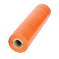 Film &eacute;tirable, Calibre 80 (20,3 microm&egrave;tres), 18" x 1000', Orange Canadian Safety Group Inc.