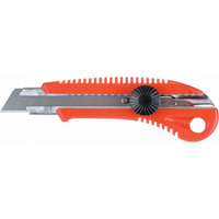 Couteau professionnel ATK400, 18 mm, Acier au carbone, Prise en Plastique Canadian Safety Group Inc.