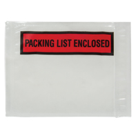 Packing List Envelope, 4-1/2" L x 5-1/2" W, Backloading Style Canadian Safety Group Inc.