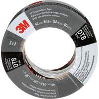 DT8 All-Purpose Duct Tape, 8 mils, Black, 48 mm (2") x 55 m (180') Canadian Safety Group Inc.
