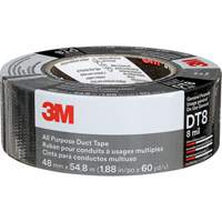 DT8 All-Purpose Duct Tape, 8 mils, Black, 48 mm (2") x 55 m (180') Canadian Safety Group Inc.