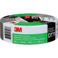 DT11 Heavy-Duty Duct Tape, 11 mils, Silver, 48 mm (2") x 55 m (180') Canadian Safety Group Inc.