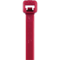 T Series Cable Ties, 8" Long, 50 lbs. Tensile Strength, Red Canadian Safety Group Inc.