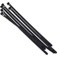 Attache-c&acirc;ble r&eacute;utilisable, Longueur 8", R&eacute;sistance &agrave; la traction 50 lb, Noir Canadian Safety Group Inc.