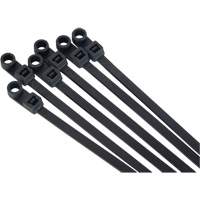 Attache-c&acirc;ble &agrave; visser, Longueur 8", R&eacute;sistance &agrave; la traction 50 lb, Noir Canadian Safety Group Inc.