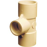Flowguard Gold&reg; Tee Fitting, Reducing, CPVC, 3/4" x 3/4" x 1/2" Canadian Safety Group Inc.