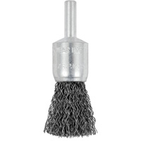 E050-12 Shaft Mounted Crimped End Brush, 1/2", 0.012" Fill, 1/4" Shank Canadian Safety Group Inc.