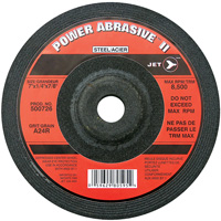 A24R POWER ABRASIVE Grinding Wheel, 7" x 1/4", 7/8" Arbor, Type T27 Canadian Safety Group Inc.