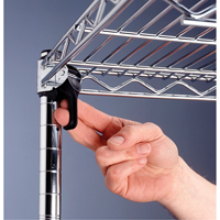 Super Adjustable Super Erecta Shelf&reg;, 4 Tiers, 36" W x 62-9/16" H x 18" D Canadian Safety Group Inc.
