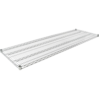 Tablette en treillis pour &eacute;tag&egrave;re robuste en treillis chromat&eacute;, 72" la x 18" p, Capacit&eacute; de 600 lb Canadian Safety Group Inc.
