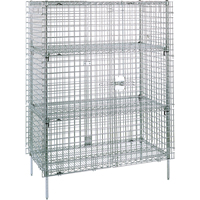 Security Carts, 5 Tiers, 38-1/2" W x 66-13/16" H x 21-1/2" D Canadian Safety Group Inc.