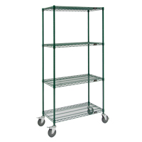 Chariots en treillis m&eacute;tallique, Fini &eacute;poxy, 36" x 69" x 24", Capacit&eacute; 800 lb Canadian Safety Group Inc.