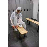 Locker Room Bench, Wood, 48" L x 9-1/2" W x 16-1/2" H Canadian Safety Group Inc.