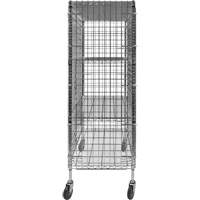 Chariot de s&eacute;curit&eacute;, Chrom&eacute;, 48" x 69" x 24", Capacit&eacute; 500 lb Canadian Safety Group Inc.