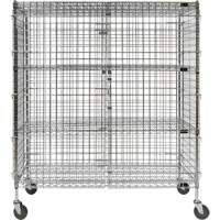 Chariot de s&eacute;curit&eacute;, Chrom&eacute;, 60" x 69" x 24", Capacit&eacute; 500 lb Canadian Safety Group Inc.