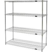 &eacute;tag&egrave;res robustes en treillis chromat&eacute;, Tiers 4, 30" la x 54" h x 14" p Canadian Safety Group Inc.