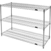 &eacute;tag&egrave;res robustes en treillis chromat&eacute;, Tiers 3, 30" la x 33" h x 14" p Canadian Safety Group Inc.