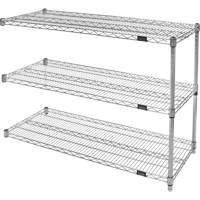 &eacute;tag&egrave;res robustes en treillis chromat&eacute;, Ensemble Ajout, Tiers 3, 30" la x 33" h x 14" p Canadian Safety Group Inc.