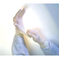 Gants d'examen Qualatex Miracle Grip QRP, Moyen, Latex, 6 mils, Sans poudre, Blanc Canadian Safety Group Inc.