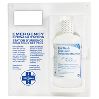 Poste de douche oculaire - Poste simple a/solution ophtalmique Canadian Safety Group Inc.