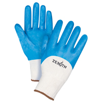 Seamless-Knit Medium-Weight Coated Gloves, 9/Large, Nitrile Coating, 13 Gauge, Cotton Shell Canadian Safety Group Inc.
