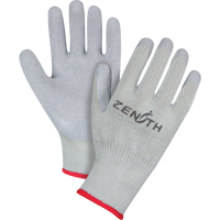 Gants enduits &agrave; doublure confortable en caoutchouc naturel, 8/Moyen, R&ecirc;vetement Latex de caoutchouc, Calibre 10, Enveloppe en Polyester/Coton Canadian Safety Group Inc.