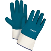 Gants &agrave; poignet de s&eacute;curit&eacute; de poids lourd, 11/2T-Grand, R&ecirc;vetement Nitrile, Enveloppe en Coton Canadian Safety Group Inc.
