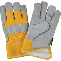 Gants d'ajusteur doubl&eacute;s pour l'hiver &agrave; chaleur sup&eacute;rieure, Moyen, Paume en Cuir de vache refendu, Doublure en Thinsulate Canadian Safety Group Inc.