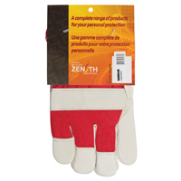 Red & White Premium Winter-Lined Fitters Gloves, Large, Grain Cowhide Palm, Boa Inner Lining Canadian Safety Group Inc.