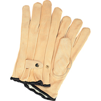 Winter-Lined Ropers Gloves, Large, Grain Cowhide Palm, Fleece Inner Lining Canadian Safety Group Inc.
