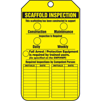 Inspection Tags, Cardstock, 3-1/8" W x 5-7/8" H, English Canadian Safety Group Inc.