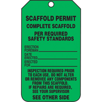 Inspection Tags, Cardstock, 3-1/8" W x 5-7/8" H, English Canadian Safety Group Inc.