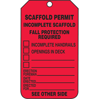 Inspection Tags, Cardstock, 3-1/8" W x 5-7/8" H, English Canadian Safety Group Inc.