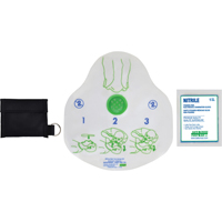 Trousse RCR avec sac et anneau, Masque &agrave; usage unique, Classe 2 Canadian Safety Group Inc.