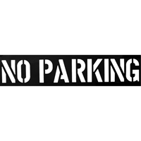 Parking Lot Stencils, English, 12" Canadian Safety Group Inc.