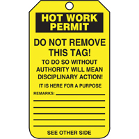 Inspection Tags, Cardstock, 3-1/8" W x 5-7/8" H, English Canadian Safety Group Inc.