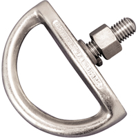 Boulon d'ancrage permanents en D de Miller, Boulonn&eacute;/Anneau en D, Usage Permanent Canadian Safety Group Inc.