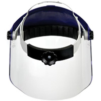 Harnais de t&ecirc;te avec visi&egrave;re, Polycarbonate, Suspension Rochet Canadian Safety Group Inc.
