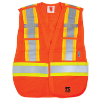 Veste d&eacute;tachable Open Road, Orange haute visibilit&eacute;, Polyester Canadian Safety Group Inc.