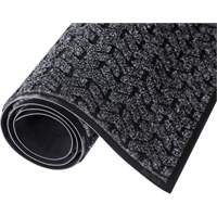 Tire-Track Entrance Mat, Wiper/Scraper, 4' x 6' x 3/8", Charcoal Canadian Safety Group Inc.