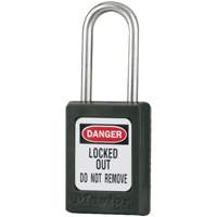 Cadenas de s&eacute;curit&eacute; S31 Zenex, Noir, Cl&eacute;s identiques, Thermoplastique, Largeur de 1-3/8" Canadian Safety Group Inc.