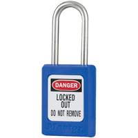 Cadenas de s&eacute;curit&eacute; S31 Zenex, Bleu, Cl&eacute;s identiques, Thermoplastique, Largeur de 1-3/8" Canadian Safety Group Inc.