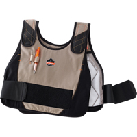 6215 Phase Change Cooling Vests, Small/Medium, Khaki Canadian Safety Group Inc.