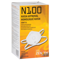 Respirateur contre les particules, N100, Certifi&eacute; NIOSH, Moyen/grand Canadian Safety Group Inc.
