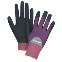 Gants enduits de premi&egrave;re qualit&eacute; ZX-2, 8/Moyen, R&ecirc;vetement Nitrile/Mousse de nitrile, Calibre 18, Enveloppe en Nylon Canadian Safety Group Inc.