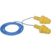 Bouchons d'oreilles pr&eacute;moul&eacute;s E-A-R Ultrafit, Avec cordon, Vrac - Sac en poly, 25 dB NRR, Taille unique Canadian Safety Group Inc.