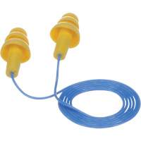 Bouchons d'oreilles pr&eacute;moul&eacute;s E-A-R Ultrafit, Avec cordon, Vrac - Sac en poly, 25 dB NRR, Taille unique Canadian Safety Group Inc.